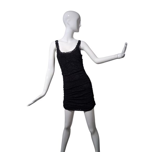 Y2K Vintage Womens Small Moda International Victoria's S Whimsigoth Lace Dress - Picture 8 of 12